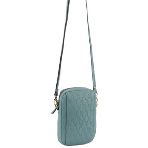 Pierre Cardin leather Textured Design Phone/Shoulder Bag - Blue