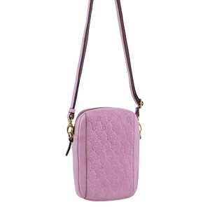 Pierre Cardin leather Textured Design Phone/Shoulder Bag - Pink