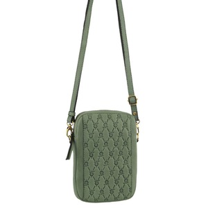 Pierre Cardin leather Textured Design Phone/Shoulder Bag - Sage