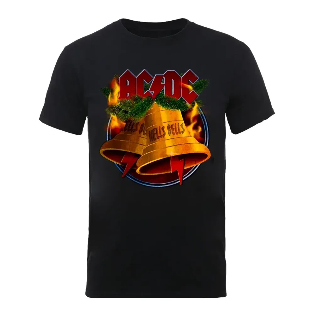 Buy AC/DC Christmas Hells Bells T Shirt EU 2025 TOUR COLLECTION New ...