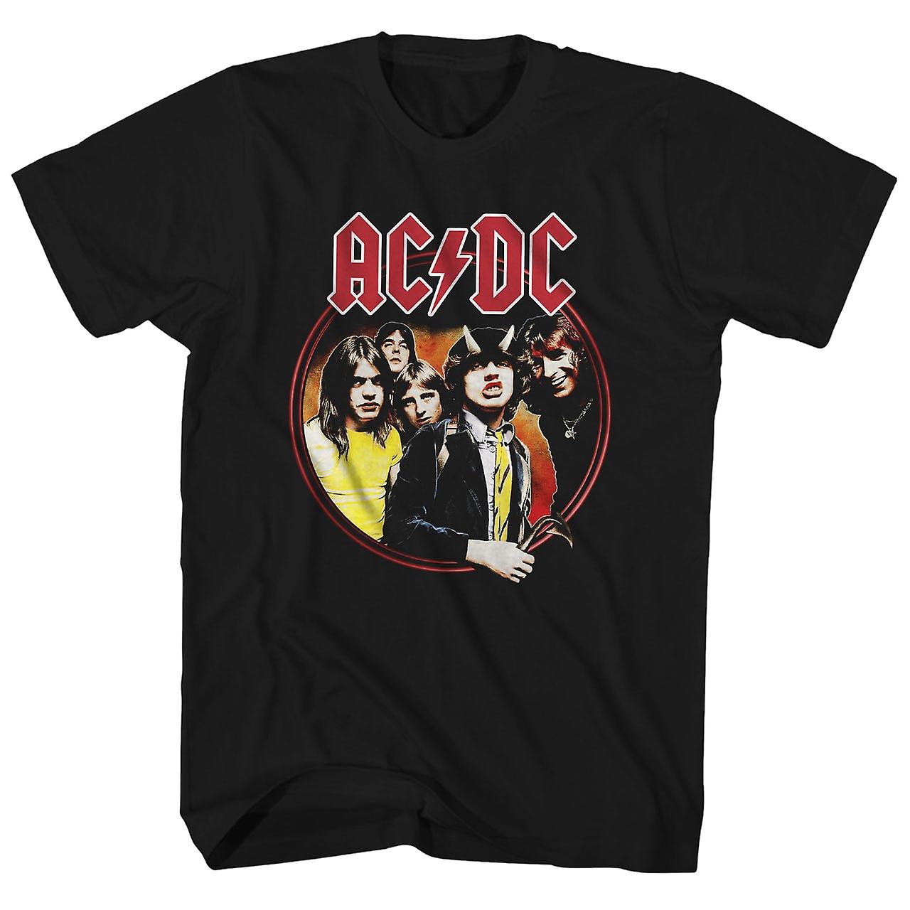 Buy AC/DC T Shirt Highway To Hell Circle Logo AC/DC Shirt - MyDeal ...