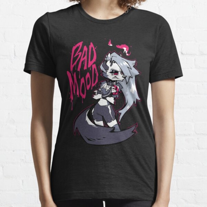 Buy Hazbin Hotel Helluva boss loona s Bad Mood T-Shirts Gift For Fans ...