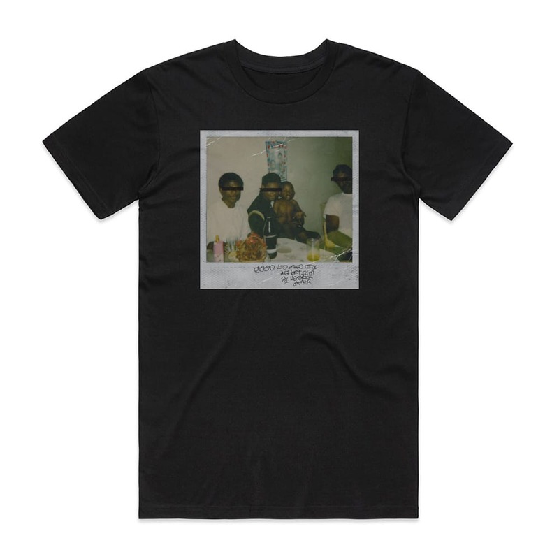 Buy Kendrick Lamar Good Kid Maad City Album Cover T-Shirt Black - MyDeal