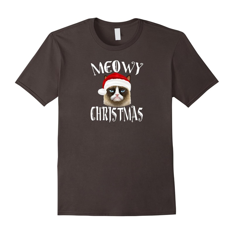 Grumpy cat Meowy Christmas t-shirt