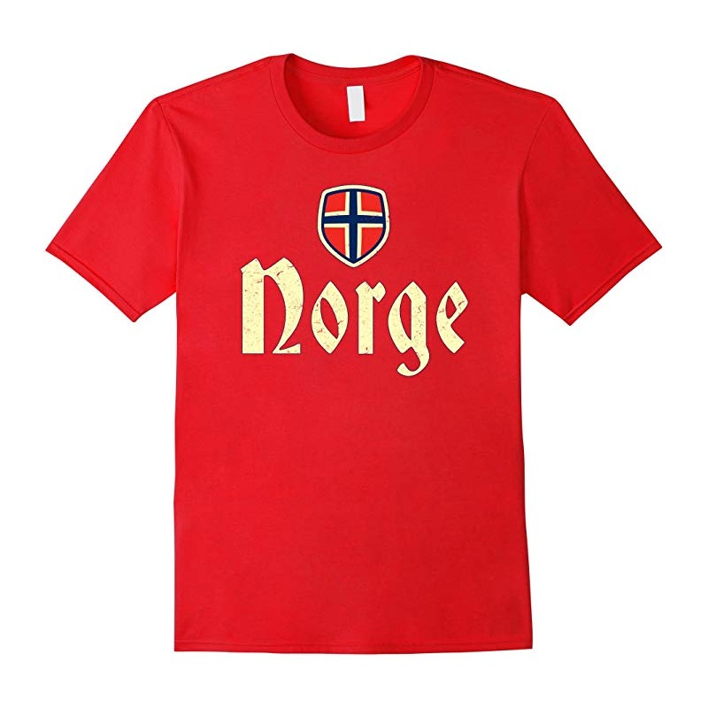 Buy NORGE T-shirt Norwegian Flag Norway Soccer Football Team Tee - MyDeal