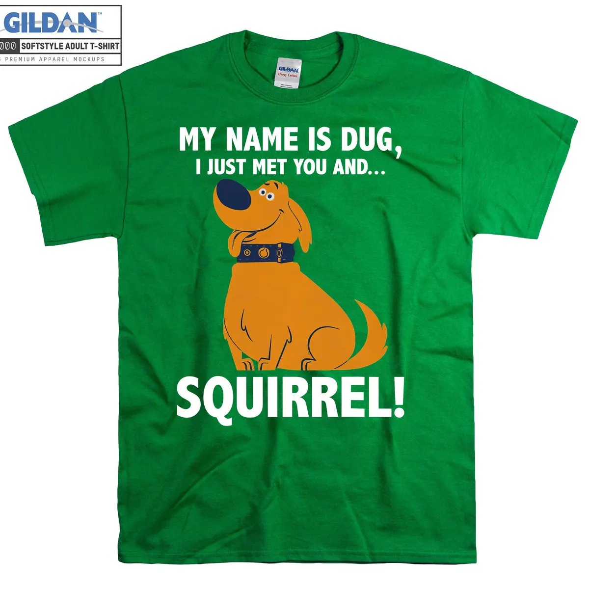 Buy Pixar Up My Name Is Dug Squirrel Graphic Shirt Magic - MyDeal Australia