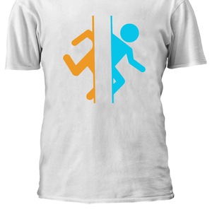 Portal Valve Game Slogan T-shirt Hoodie Tote Bag Hoody