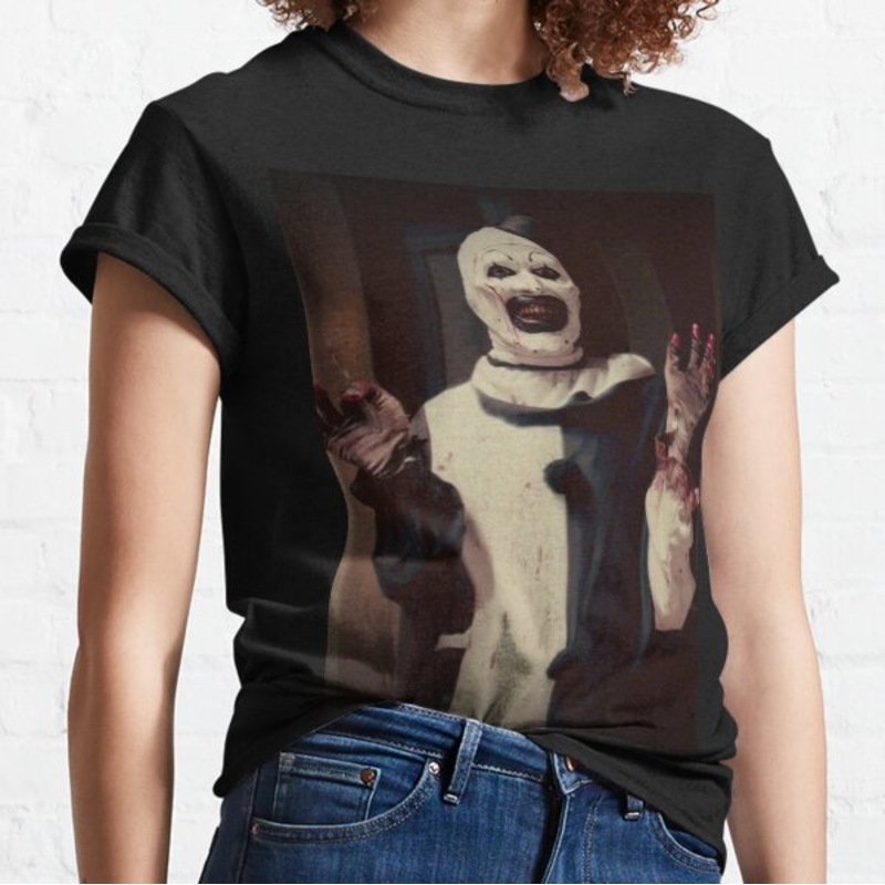 Buy Terrifier movie horror art the clown Classic TShirt MyDeal