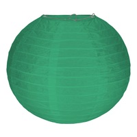 Green Round Paper Lantern 25cm