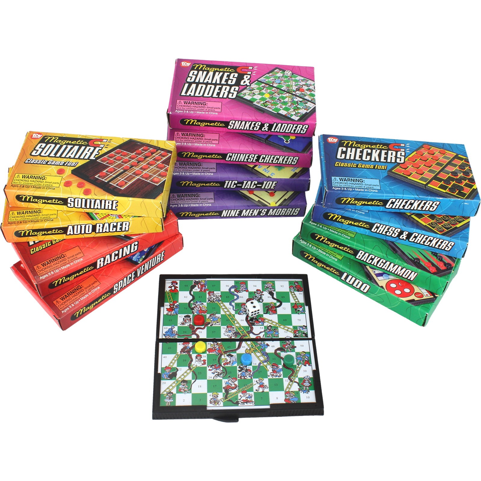 Buy Mini Magnetic Games (Box of 12 Games) - MyDeal Australia