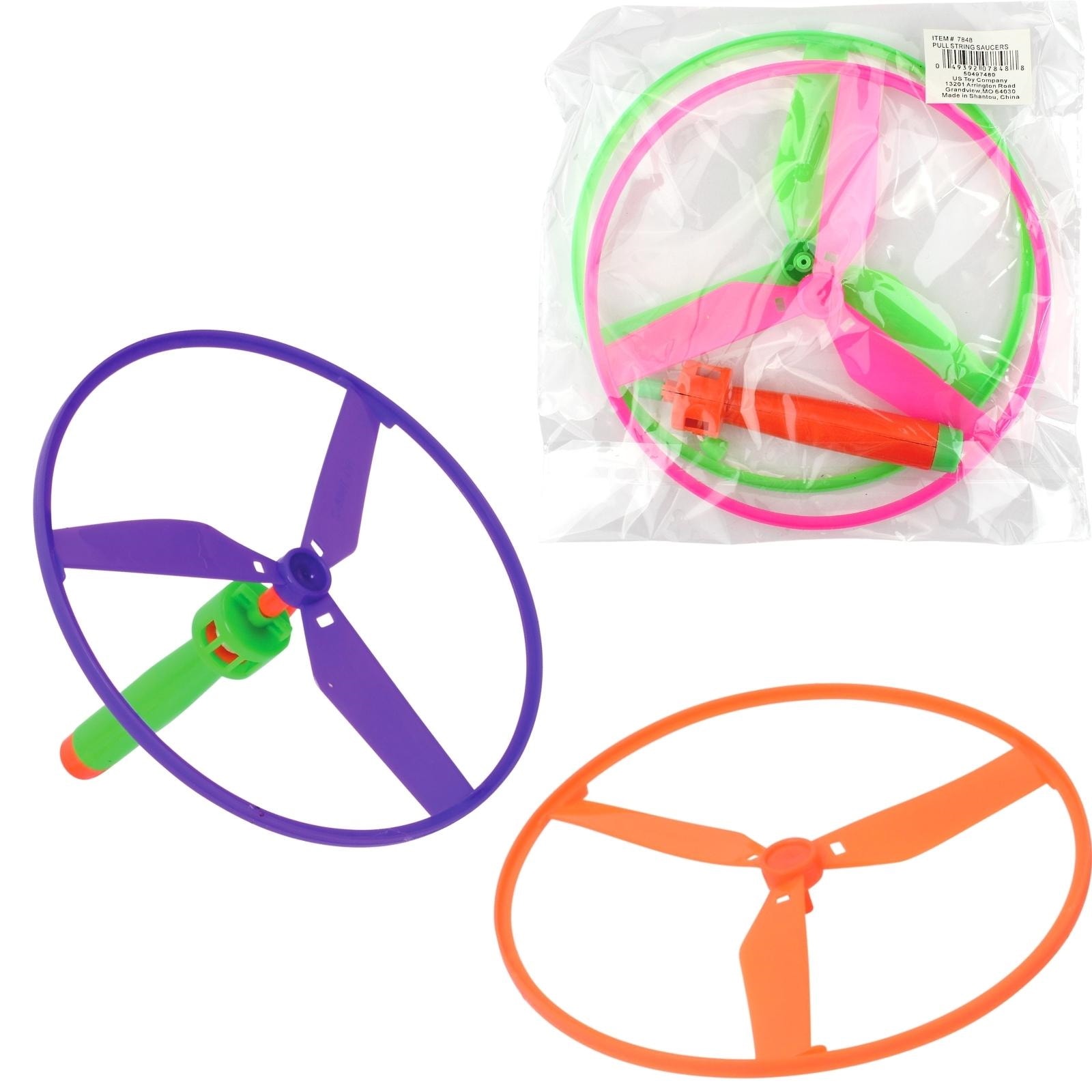 Buy Neon Plastic Pull String Saucer - MyDeal Australia