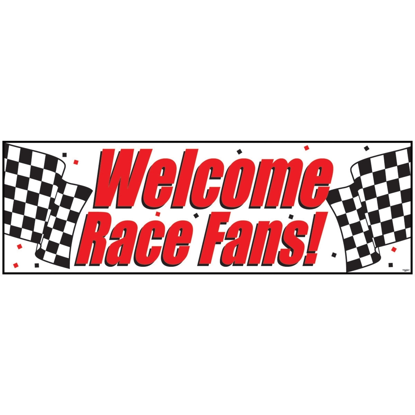 Buy Racing Welcome Giant Banner - MyDeal Australia