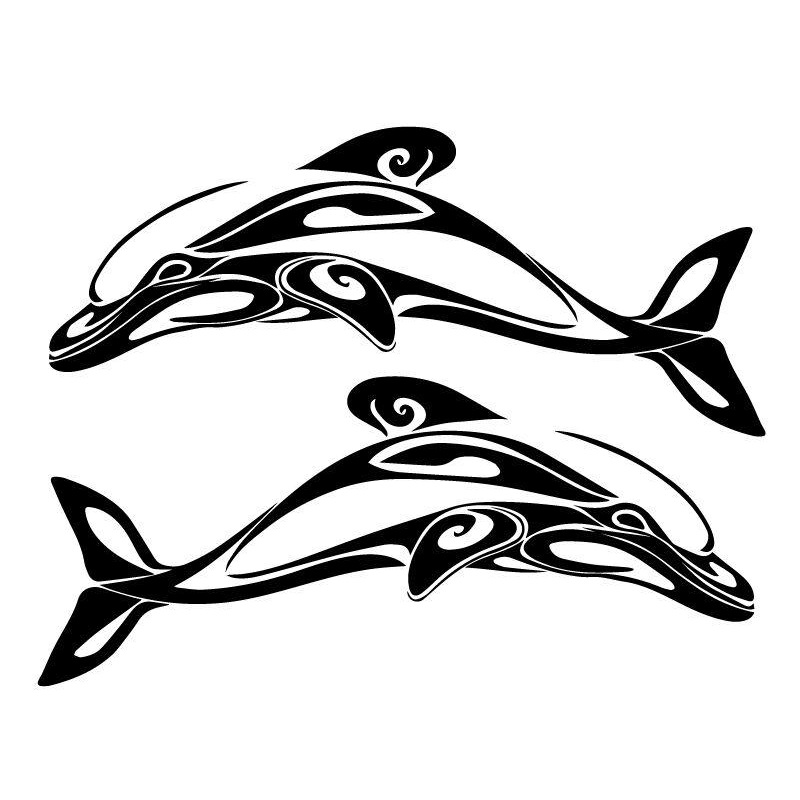 Buy Vehicle sticker decal Dolphin for boar motorhome campervan car - MyDeal