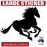 Buy Large HORSE Decal, Horsefloat trailer , car vinyl sticker - MyDeal