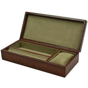 Leatherkart Leather Watch and Pen Case - Tan