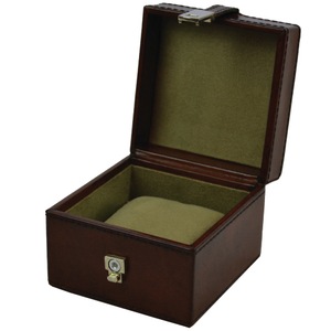 Leatherkart Leather Watch Box (1 Watch) - Tan