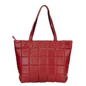 Leatherkart Long Champ Genuine Leather Tote Bag - Red