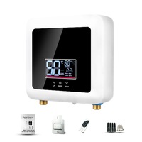 Instant Water 7500W Mini Electric Tankless Water Wall-Mounted LED Display