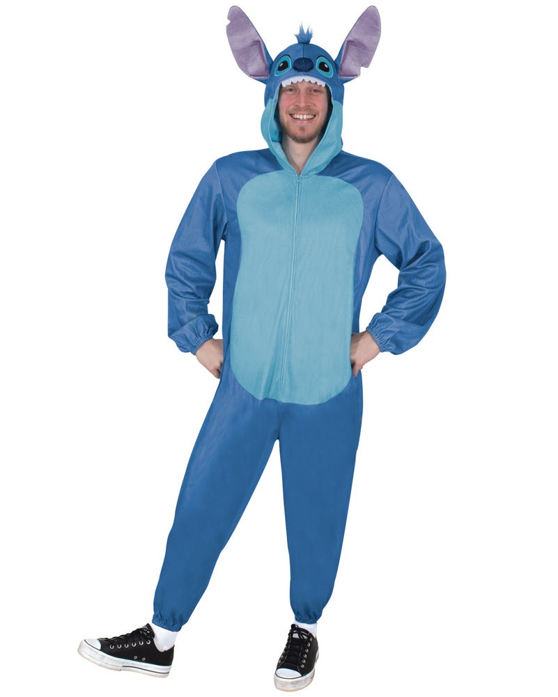 Buy Disney Stitch Hooded Onesie Adult Costume - MyDeal Australia