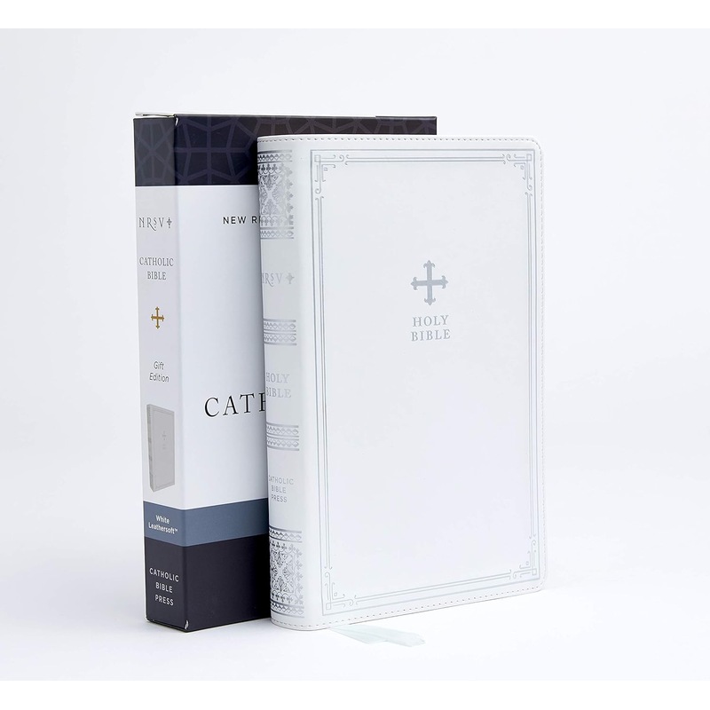 Buy NRSV Catholic Bible Gift Edition White Holy Bible New