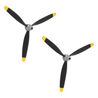 VolantexRC F4U Corsair V2 & P47 Propeller Set - Includes 2x 3-Blade Props
