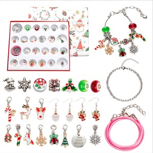 2024 Christmas Advent Calendar 24 Days Countdown Girls Toys Necklace Earrings Rings Jewelry Kids Surprise Gift