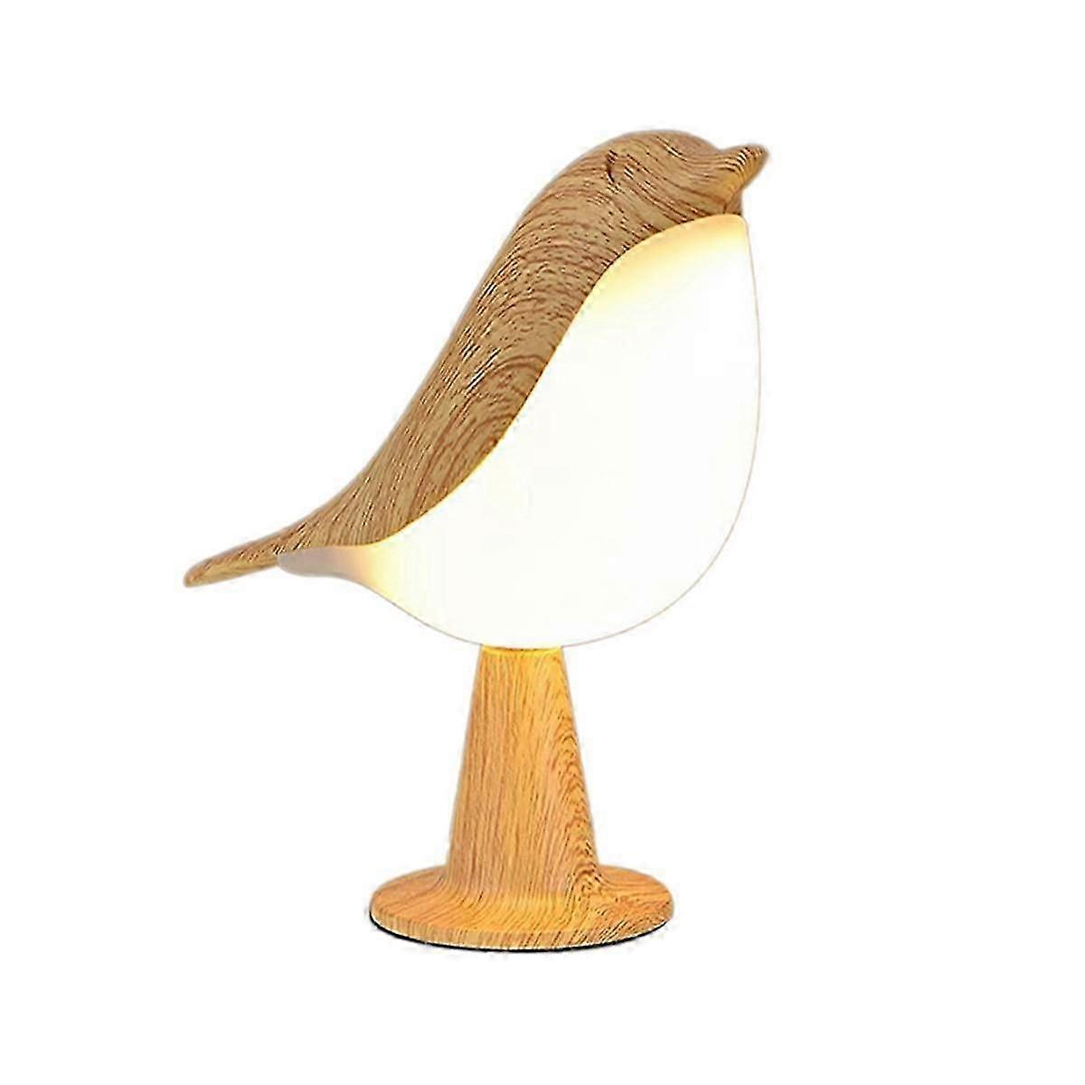 Buy Bird LED Bedside Lamp Small Cordless Bird Night Light Touch Control ...