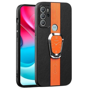 Kadem For Motorola Moto G60s Case Watch Pattern Pu Leather+tpu+acrylic Phone Back Shell