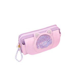 Pencil Case Stationery Bag Korean Canvas Stationery Quicksand Cute Stationery Box Creative Pencil Case Female Student