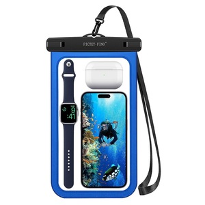 PICTET.FINO RH19 XL 10-inch Phone IPX8 Waterproof Bag Watch Headphone Pouch