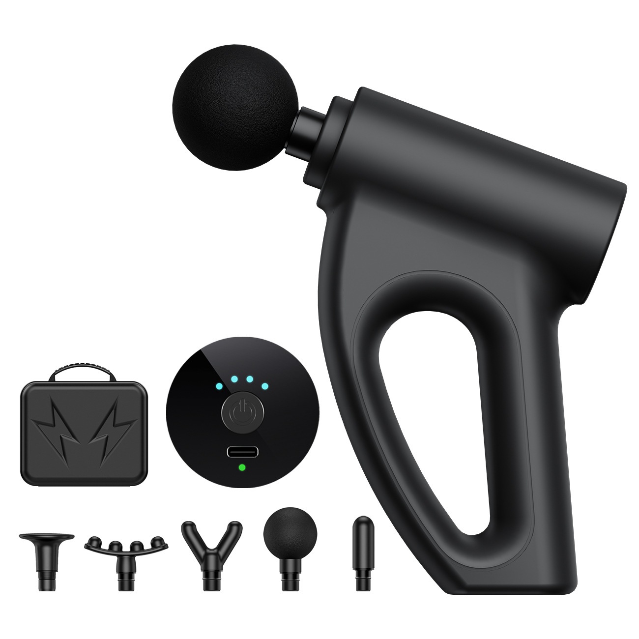 Buy Professional Smart Fascial Gun LCD Intramuscular Relaxing Massager ...