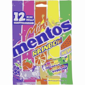 Mentos Mini Rainbow Bag 120g x 11
