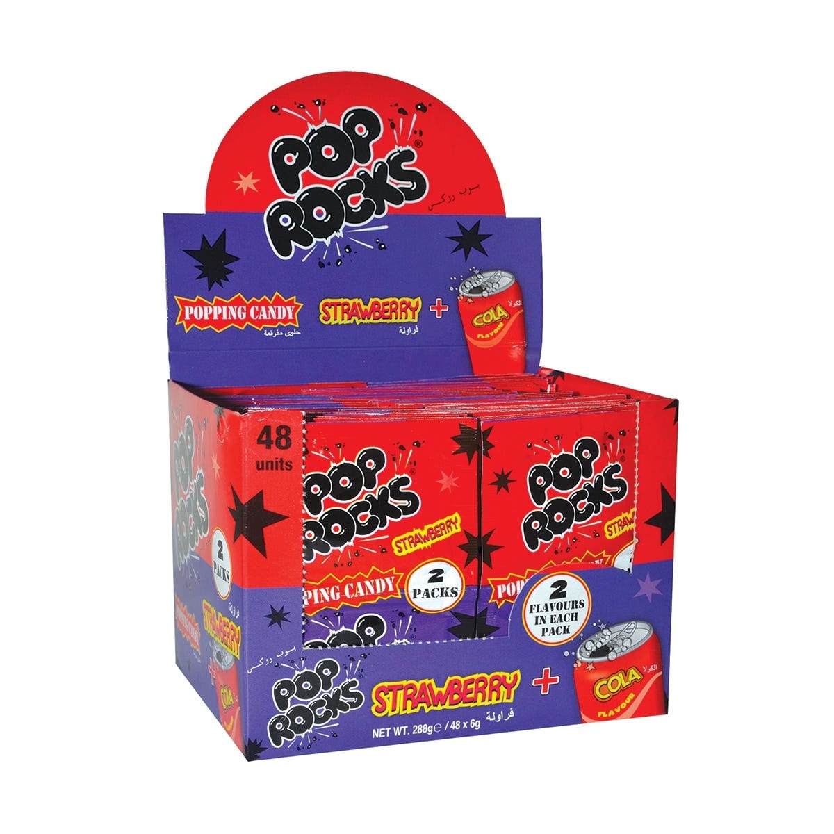 Buy Pop Rocks Strawberry + Cola 6g x 48 - MyDeal Australia