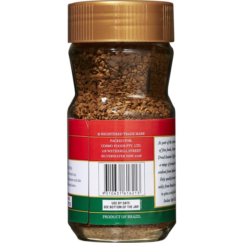 Buy Caffe Aurora Italian Style Freeze Dried Coffee Jar 100g MyDeal