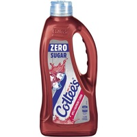 Cottees Apple Raspberry Cordial Syrup Zero Sugar Bottle 1L