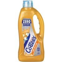 Cottees Orange Crush Cordial Syrup Zero Sugar Bottle 1L