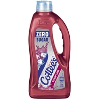 Cottees Raspberry Cordial Syrup Zero Sugar Bottle 1L