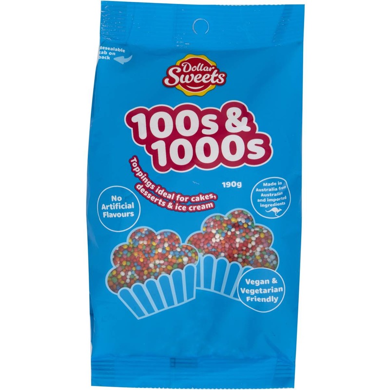 Buy Dollar Sweets Rainbow 100s and 1000s Sprinkles Cake Decorating