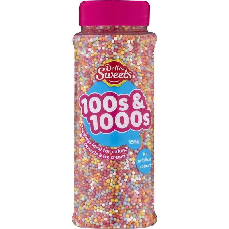 Buy Dollar Sweets Rainbow 100s and 1000s Sprinkles Cake Decorating