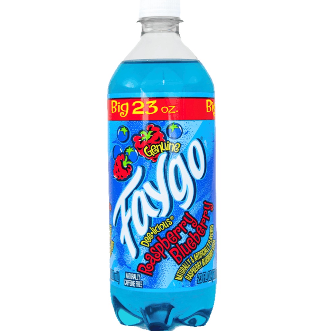 Buy Faygo Raspberry Blueberry Soda Fizzy Drink 680ml X 2 Bottles ...