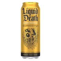 Liquid Death Mango Chainsaw Flavoured Sparkling Water Drink Can 568ml