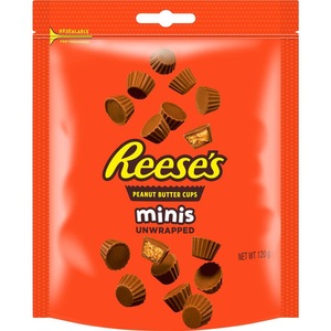Reeses Mini Peanut Butter Cups Bag 120g