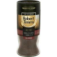 Robert Timms Premium Full Bodied Granulated Instant Coffee Jar 200g