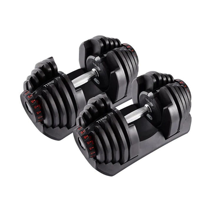 80kg Adjustable Dumbbell Set Home GYM Exercise Equipment Weight Australia
