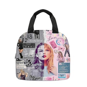 3D Taylor Swift Insulated Lunch Bag Office School Picnic Travel Snack Storage Lunch Box Lunch Pack Gifts