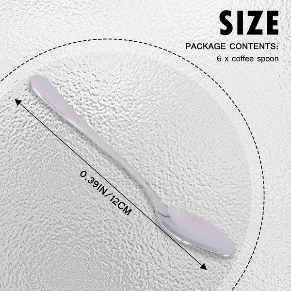 Buy 6 Pieces of Espresso Spoon 4 7 Inch Stainless Steel Mini Coffee