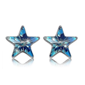 925 Silver S Jewelry Stud Earrings