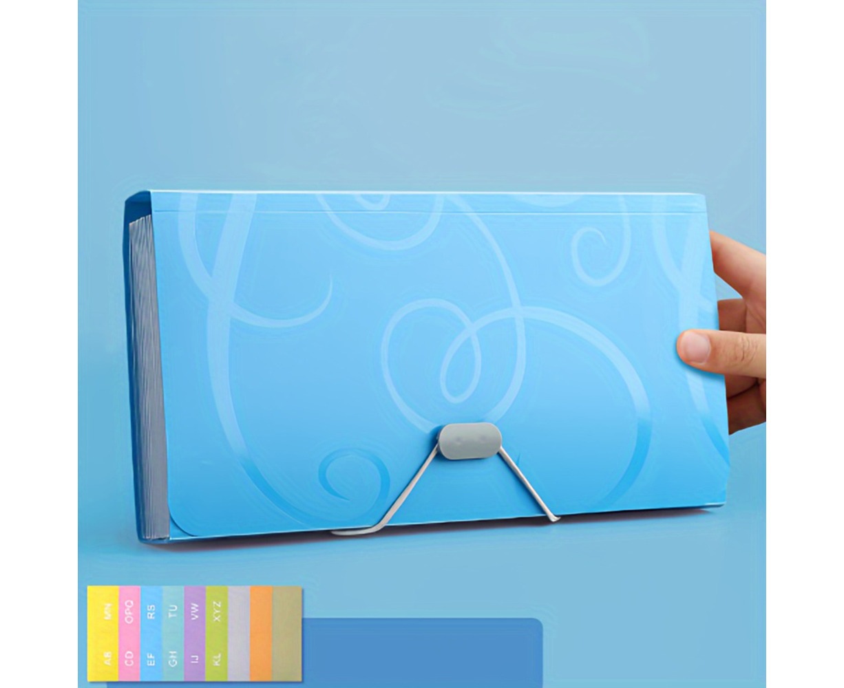 Buy A6 Accordian File Folder Bill Organizer 13 Pockets Expanding File ...