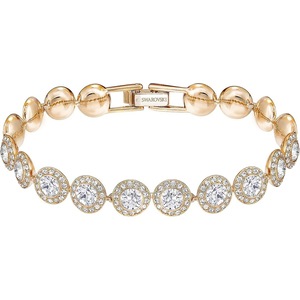 Angelic Necklace, Earring, And Bracelet Crystal Jewelry Collection, Rose Gold & Gold Tone Finish