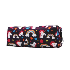Canvas Pencil Case Pen Bag Pouch Stationary Case Makeup Cosmetic Bag Gadget Box